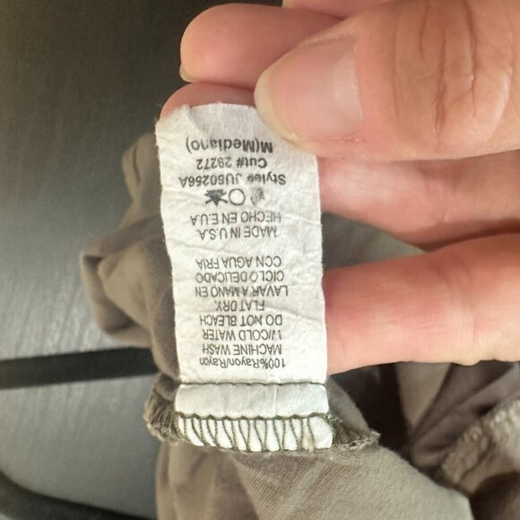 Ooh La Luxe Boutique Wide Leg Cropped Romper Jumpsuit Size Medium - Picture 9 of 9